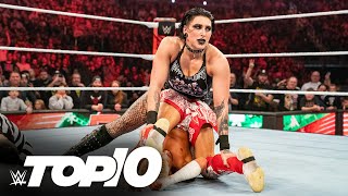 Rhea Ripley’s most savage moments WWE Top 10 Sept 29 2024 [upl. by Arhez]