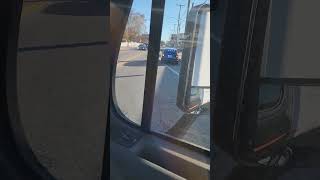 Hard right turn in a Tractor Trailer with traffic at a light explaining in detail [upl. by Schreck]