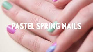 AtHome Manicure Pastel Spring Nails  Oriflame [upl. by Calandra]