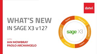 Whats new in Sage X3 v12 [upl. by Vernen669]