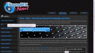 Free Sound Effects With MP3  WAV Download [upl. by Ainoek]