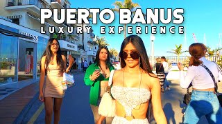 Puerto Banus Marbella Spain Luxury Experience Update March 2023 Costa del Sol  Málaga 4K [upl. by Atalanti]