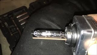 BMW e90 2007 335i HID Xenon Bulb Replacement DIY [upl. by Mcguire982]