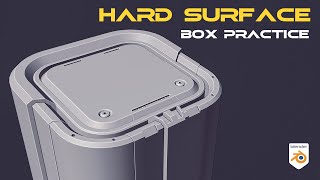 Simple amp easy hard surface box practice in Blender [upl. by Rma]