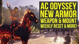 Assassins Creed Odyssey Underworld Mythical Armor Best Weapon Mount amp More AC Odyssey DLC [upl. by Lias]