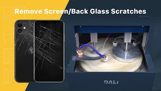 Phone Scratches Removing of ScreenBack Glass in 6 Mins By Grinding amp Polishing [upl. by Calysta878]