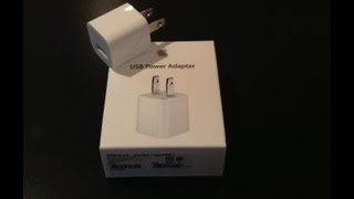 Apple USB Power Adapter Unboxing and Review [upl. by Mitzl]