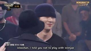 ENG SUB Wonjae amp ASOL vs Nucksal amp WooChan Diss battle Smtm6 Ep7 Cut HD [upl. by Noryd237]