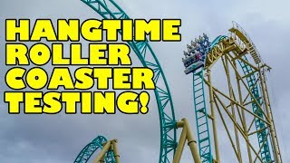 HangTime Roller Coaster Testing Knotts Berry Farm Offride POV [upl. by Eillil625]