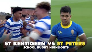 Tensions high in classic New Zealand encounter  St Kentigern vs St Peters  1st XV Rugby Highlights [upl. by Hauck]