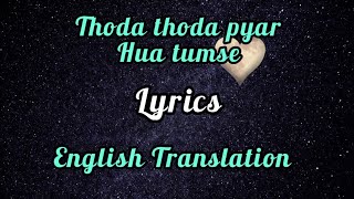 Thoda Thoda Pyaar  Female Sidharth M Neha S  Aishwarya P Nilesh A Kumaar Zee Music Originals [upl. by Leoni]