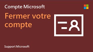 Comment fermer votre compte Microsoft  Microsoft [upl. by Einhpad]