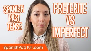 Spanish Past Tense Preterite vs Imperfect [upl. by Yendahc]