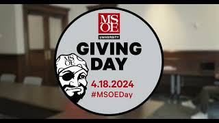 MSOE Giving Day 2024  Roscoe Gets Ready [upl. by Retha902]