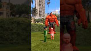 GTA 5  Red Hulk Ko Ayaa Gussa 🤩  shorts shortsfeed hulk shortvideo [upl. by Maxine934]