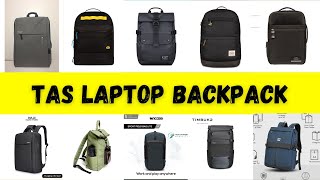 Rekomendasi Tas Ransel Laptop Terbaik  Tas Laptop Bakcpack 2023 [upl. by Ainotahs]