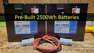 Overview and Testing of the BigBattery 24V 100Ah Lithium Batteries PlugandPlay [upl. by Doownyl]