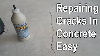 How To Repair Cracked Concrete Patio Slab [upl. by Adnilav]