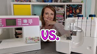 NÄHMASCHINE vs OVERLOCK  Meine Meinung [upl. by Salokcin]