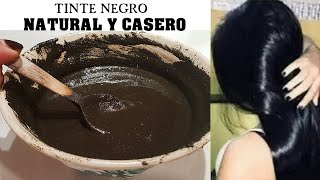 ❤😘QUIEN IBA A PENSAR CONSEGUIR TONO NEGRO AZABACHE EN EL CABELLO tan fácil y sin quimicos [upl. by Eula954]