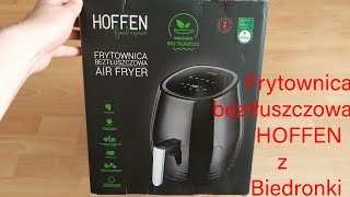 Frytownica beztłuszczowa Hoffen Air Fryer z Biedronki  Za ile warto Mini piekarnik [upl. by Ansela]