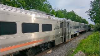 New Jersey Transit and CampD Action in Hackettstown NJ  71023 71423 [upl. by Dier717]