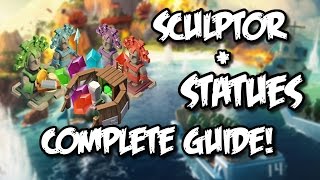 Boom Beach  UPDATED  Complete Statue Guide Sculptor Masterpiece Tips amp Tutorial for Boom Beach [upl. by Rafa]