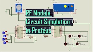 RF Module Circuit Simulation in Proteus [upl. by Eycal722]