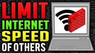 How to LIMIT Internet Speed of WiFi Users Works 100 [upl. by Eeryk328]