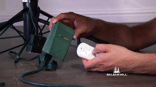 How to Troubleshoot Balsam Hill ColorClear Remote Control [upl. by Aisnetroh]