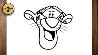 How to Draw Winnie the Pooh Super Easy  Step by Step Tutorial For Kids [upl. by Malloy342]