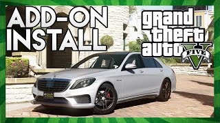 GTA 5 How to Install ADDON Cars GTA 5 PC Mod Tutorial [upl. by Ydnirb]