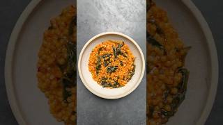 Fregola Nduja amp épinards façon risotto 🔥🍃 [upl. by Ayerdna]