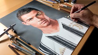 Drawing Cristiano Ronaldo  Timelapse  Artology [upl. by Carberry]