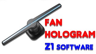 FAN HOLOGRAM PROJECTOR Z1 SOTWARE 2023 [upl. by Niwde]