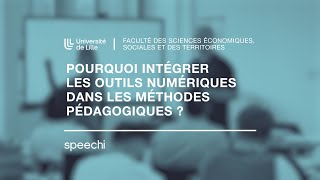 Pourquoi intégrer les outils numériques dans les méthodes pédagogiques  Speechi Part 27 [upl. by Elonore]