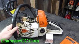 How to use the Stihl OEM circlip installation tool [upl. by Winfrid]