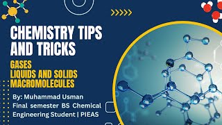 MDCAT ECAT ETEA Chemistry MCQs  Gases Liquids and Solids Macromolecules [upl. by Orr]