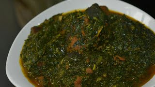 How to make Afang soup Perfect Afang soup Calabar style Nigerian food [upl. by Ardnwahsal371]