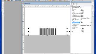 Placing a barcode onto a card design [upl. by Kirtley647]