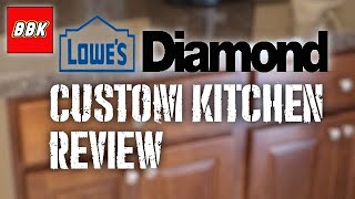 Kitchen Renovation Review  Lowes and Diamond Custom Cabinets Honest Review [upl. by Nwahsauq]