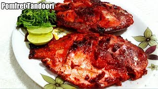 Pomfret tandoori recipe by creative mumbai [upl. by Bertilla]