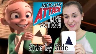 Jack Jack Attack  Side by Side  LIVE ACTION  The Incredibles [upl. by Nani947]