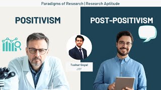 22  Paradigms of Research  Positivism and PostPositivism UGC NET Paper 1 [upl. by Ettesoj430]