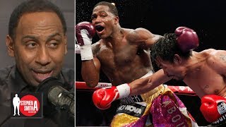 Stephen A calls out Adrien Broner for saying he beat Manny Pacquiao  Stephen A Smith Show [upl. by Rafaello]