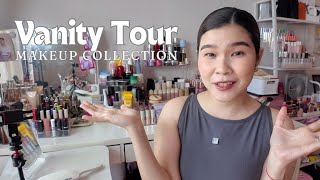 UPDATED VANITY TOUR  MAKEUP COLLECTION  JEN DE LEON [upl. by Araeic802]