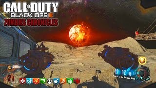 MOON REMASTERED SOLO EASTER EGG  BLACK OPS 3 ZOMBIE CHRONICLES DLC 5 GAMEPLAY [upl. by Gervase574]