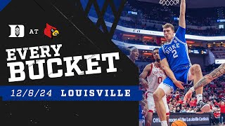 Duke 76 Louisville 65  Every Bucket 12824 [upl. by Ayres]