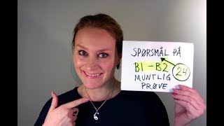 Video 227 Norskprøve muntlig B1B2 spørsmål [upl. by Assereht411]