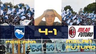 PRESTAZIONE MAGNIFICA PostPartita PescaraMilan Futuro 41 Serie C 20242025 [upl. by Smeaj]